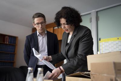 B?ndnis Sahra Wagenknecht reicht Wahleinspruch ein-stock-foto