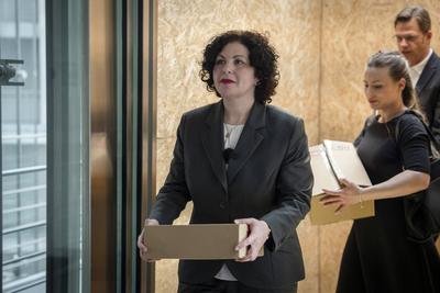 B?ndnis Sahra Wagenknecht reicht Wahleinspruch ein-stock-foto