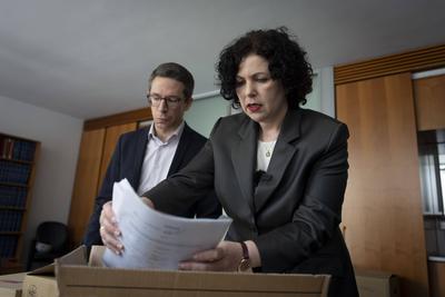 B?ndnis Sahra Wagenknecht reicht Wahleinspruch ein-stock-foto