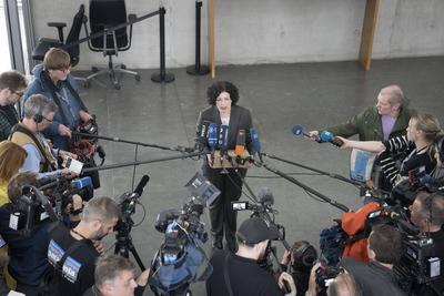 B?ndnis Sahra Wagenknecht reicht Wahleinspruch ein-stock-foto