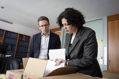 B?ndnis Sahra Wagenknecht reicht Wahleinspruch ein-stock-foto
