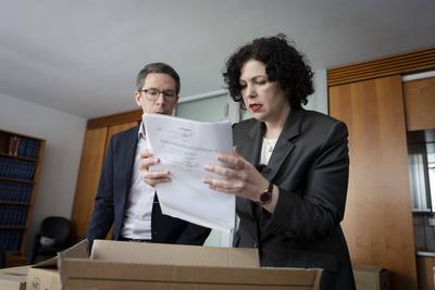 B?ndnis Sahra Wagenknecht reicht Wahleinspruch ein-stock-foto