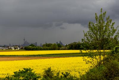 Regen in Aussicht-stock-foto