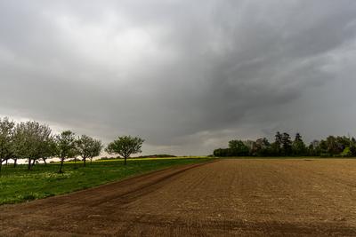 Regen in Aussicht-stock-foto