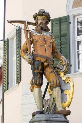 Wilhelm Tellbrunen Schaffhausen Schweiz *** Wilhelm Tellbrunen Schaffhausen Switzerland 1065525280-stock-photo