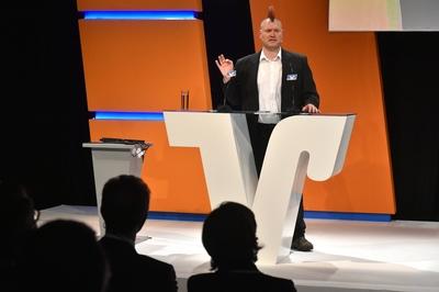 Das Wirtschaftsforum 2016 der Volksbanken im Saarland findet am Donnerstag 22 09 2016 im Weltkultu-stock-foto