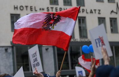 20250424 Wahlkampffinale der FPOE Wien-stock-photo