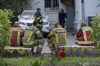 Russia - Ukraine war, Rocket attack on Kyiv-stock-foto