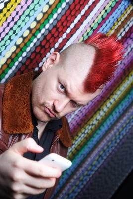 Sascha Lobo Sascha Lobo 1975 ist ein deutscher Buchautor Journalist Blogger und Werbetexter Ge-stock-foto