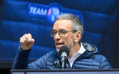 20250424 Wahlkampffinale der FPOE Wien-stock-foto
