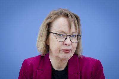 Vorstellung, Jahreswirtschaftsberichts 2025-stock-foto