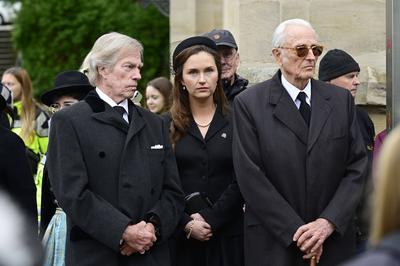Leopold Prinz von Bayern, Prinzessin Sophie-Alexandra von Bayern, Herzog Franz von Bayern-stock-foto