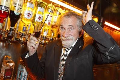 Peter RAPP promotet 50 Jahr Jubil?um des Musicals Hair anl?sslich Neuproduktion in Wiesen in Origina-stock-foto