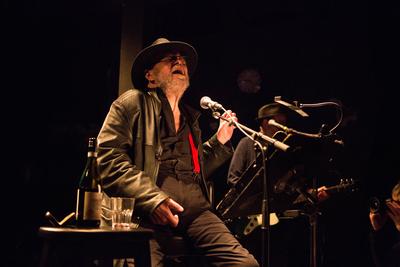 Pere Ubu Oslo, Norway. 11th, October 2019. The American rock group Pere Ubu performs a live concert Bla in Oslo. Here si-stock-foto