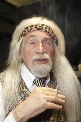 Peter RAPP promotet 50 Jahr Jubil?um des Musicals Hair anl?sslich Neuproduktion in Wiesen in Origina-stock-foto