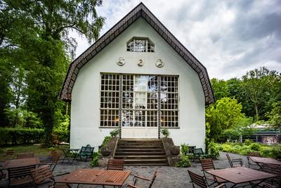 Buckow am Scherm?tzelsee im Bundesland Brandenburg; Bert / Bertolt Brecht - Helene Weigel Haus Brandenburg *** Buckow on-stock-foto