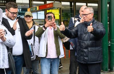 20250425 Wahlkampffinish der OEVP Wien-stock-foto
