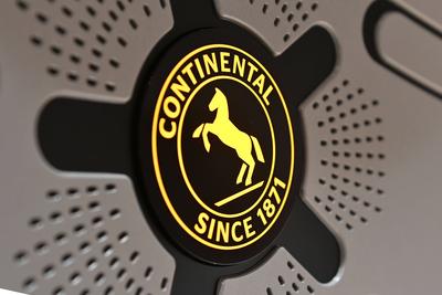 IAA Mobility 2023 in der Messe Riem vom 05.09.-10.09.2023 in Muenchen. Continental Logo Schriftzug. *** IAA Mobility 202-stock-foto