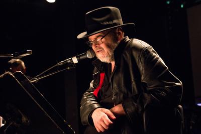 Pere Ubu Oslo, Norway. 11th, October 2019. The American rock group Pere Ubu performs a live concert Bla in Oslo. Here si-stock-foto