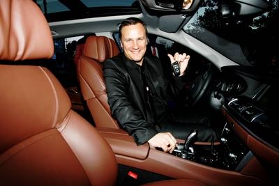 Guido maria Kretschmer mit seinem neuen BMW Guido Maria Kretschmer-stock-foto