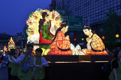 Lantern Festival in Seoul-stock-foto