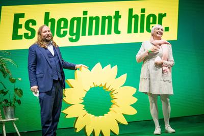 Bilder des Jahres 2021, News 04 April News Themen der Woche KW15 News Bilder des Tages Landesdelegiertenkonferenz der ba-stock-photo