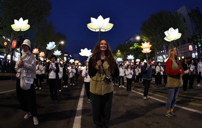 Lantern Festival in Seoul-stock-foto