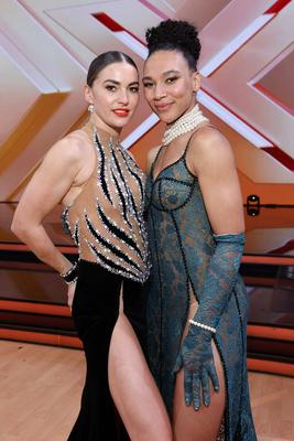 Renata Lusin und Marie Mouroum-stock-foto