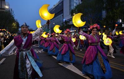 Lantern Festival in Seoul-stock-foto