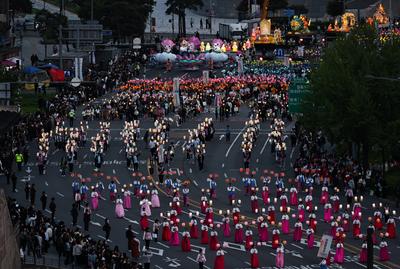 Lantern Festival in Seoul-stock-foto