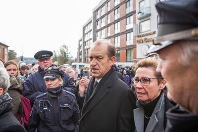 Tausende Menschen nehmen seit Dienstagnachmittag (14.01.2020) in Hamburg Abschied von dem Schauspieler Jan Fedder. (Fot-stock-photo