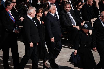 Vatican, funeral of Pope Francis in St. Peter's Square.-stock-photo
