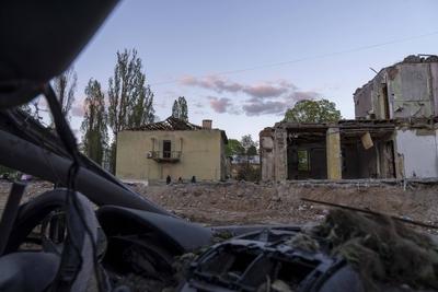 Russia - Ukraine war, Rocket attack on Kyiv Aftermath-stock-foto