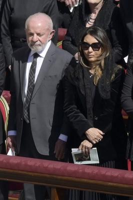Luiz Inacio Lula da Silva mit Ehefrau Rosangela da Silva-stock-foto