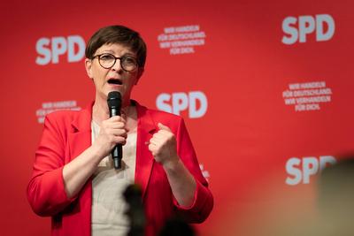 26.04.2025, Saskia Esken (SPD)-stock-foto