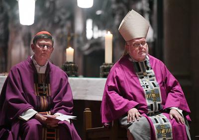 Mainz 02.03.2020 Fruehjahrs-Vollversammlung der Deutschen Bischofskonferenz, Eroeffnungsgottesdienst der Vollversammlun-stock-foto