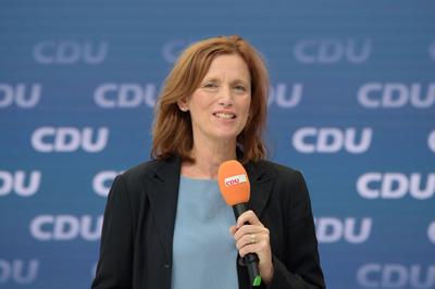 Berlin GER, Berlin, 03.09.21, Vorstellung des Zukunftsteams der CDU Deutschlands Karin Prien, Zukunftsteam - CDU, im Ko-stock-foto