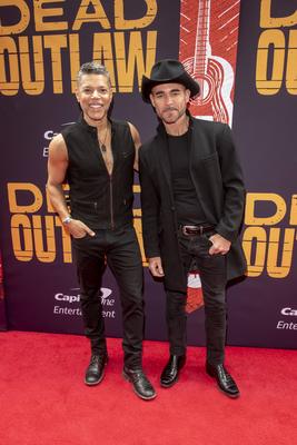 &quot;dead outlaw&quot; broadway opening night-stock-foto
