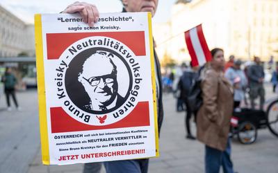 20220921 Kundgebung Soldaten des BH fuer Beibehaltung der gesetzlich verankerte immerwaehrenden Neutralitaet WIEN, OESTE-stock-photo