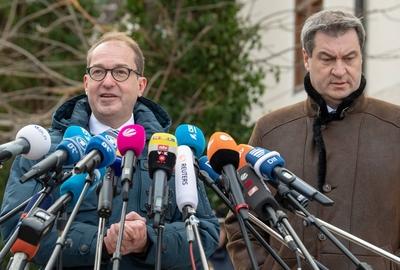 News Themen der Woche KW01 News Bilder des Tages 03.01.2019: POLITIK - Alexander Dobrindt - Vorsitzender der CSU im Bun-stock-photo