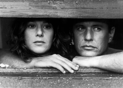 VERRATEN / Betrayed USA 1988 / Costa-Gavras Szene mit DEBRA WINGER (Katie Phillips) und TOM BERENGER (Gary Simmons). Reg-stock-foto