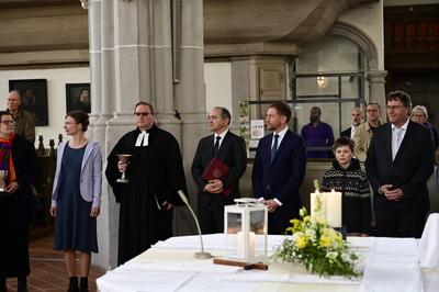 500 Jahre Reformation in der Oberlausitz. Gottesdienst zum 500j?hrigen Jubil?um der Reformation in der Oberlausitz in de-stock-foto