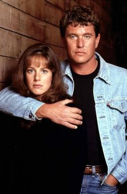 Debra Winger Tom Berenger Cathy Weaver Debra Winger fuehlt sich zu Gary Simmons Tom Berenger hi-stock-foto