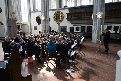 500 Jahre Reformation in der Oberlausitz. Gottesdienst zum 500j?hrigen Jubil?um der Reformation in der Oberlausitz in de-stock-foto