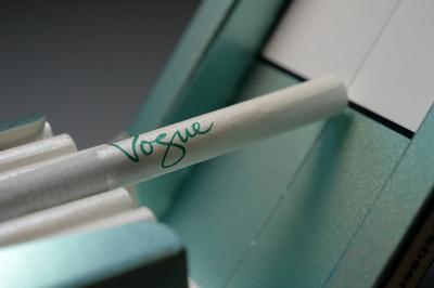 Verbot von Menthol-Zigaretten ab dem 20.Mai 2020 europaweit im Rahmen der EU-Tabakrichtlinie-stock-photo