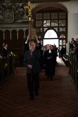 500 Jahre Reformation in der Oberlausitz. Gottesdienst zum 500j?hrigen Jubil?um der Reformation in der Oberlausitz in de-stock-foto