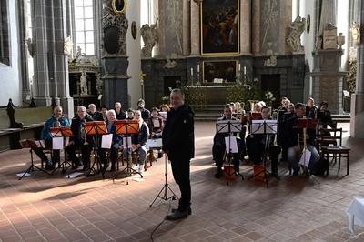 500 Jahre Reformation in der Oberlausitz. Gottesdienst zum 500j?hrigen Jubil?um der Reformation in der Oberlausitz in de-stock-foto