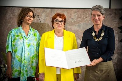 19.06.2022 xesx Frankfurt am Main, Der Max-Beckmann-Preis 2022 der Stadt Frankfurt am Main geht an die ?sterreichische-stock-foto