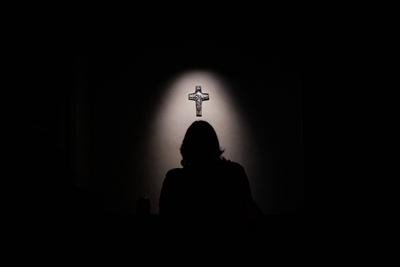 Rome, tomb of Pope Francis in the Basilica of Santa Maria Maggiore.-stock-photo