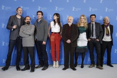 Anton Corbijn, Asghar Farhadi, Jake Gyllenhaal, Charlotte Gainsbourg, Mike Leigh, Barbara Sukowa, Franc??ois Ozon, Boual-stock-foto